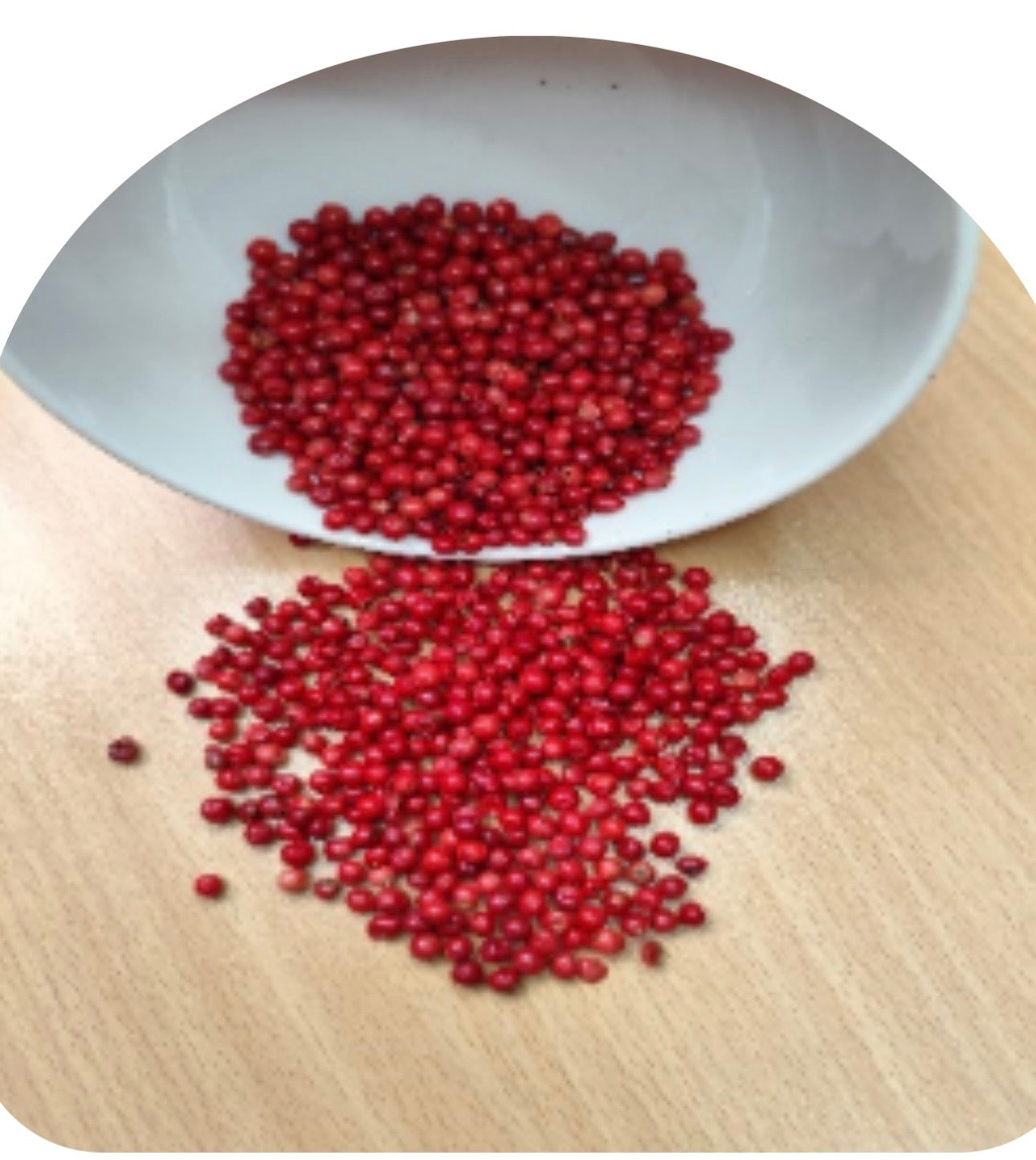 Dried pink peppercorns,